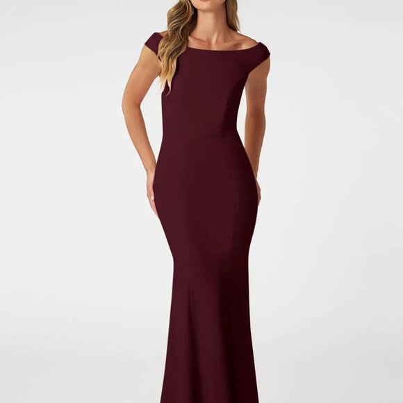 NWT Azazie Nicolina Cabernet - Picture 1 of 6